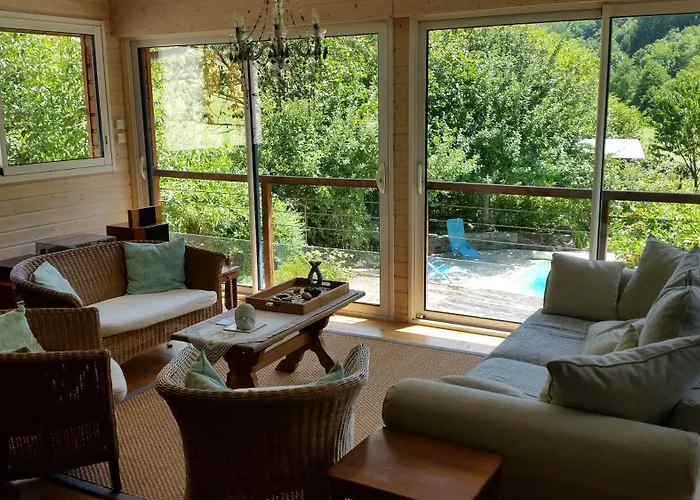 La Maison Aux Volets Bleus בית נופש Druelle Balsac