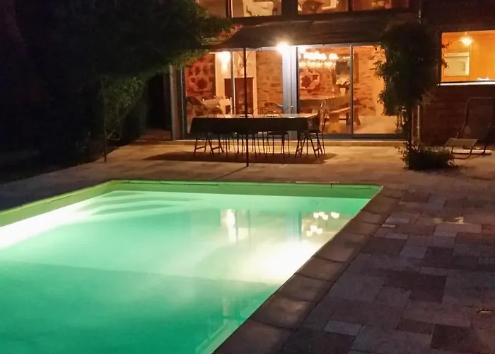 La Maison Aux Volets Bleus בית נופש Druelle Balsac